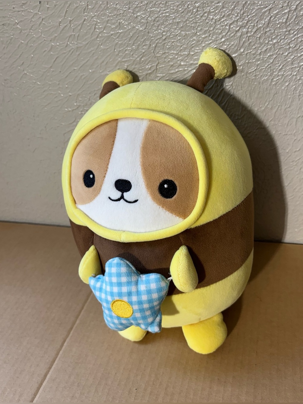 Smoochy Pals Corgi in Bumble Bee Custome Plush Stuffed